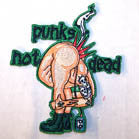 PUNK IS NOT DEAD 4 INCH PATCH (Sold by the piece OR dozen) CLOSEOUT AS LOW AS 75 CENT EA