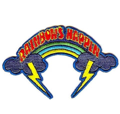 RAINBOW HAPPING 4 INCH PATCH (Sold by the piece or dozen) - * CLOSEOUT NOW AS LOW AS 50 CENTS EA