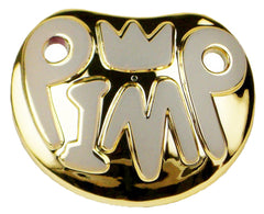 GOLD PLAY GROUND PIMP TODDLER PACIFIER ( sold by the piece ) * CLOSEOUT NOW $1.50 EA