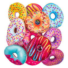 Plush Colorful Donut Assortment 4" (DZ)
