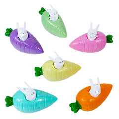 Pull-Back Carrot Bunny Assortment 3" (100 PACK)