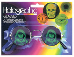 GRIM REAPER WITH HOODIE HOLOGRAM 3D SUNGLASSES (Sold by the PIECE or dozen ) *-CLOSEOUT $ 1.50 EA