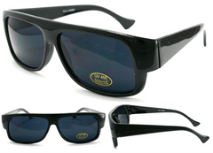 MEN'S BIKER SUNGLASSES WITH DARK LENSE (Sold by the piece or dozen)