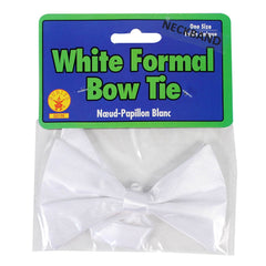 Bow Tie White With Neckband (EACH)