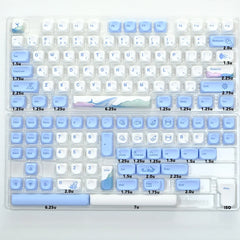 KBDiy KOA Keycaps Ocean Whale PBT Keycap