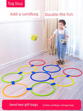 Kindergarten Sensory Training Equipment Kids For Home Hopscotch Gingham Circle High Jump Outdoor Sports Toys Physical Fitness