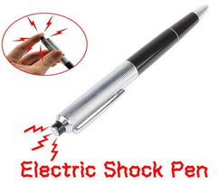 SILVER ENGRAVED SHOCK PEN - SHOCKING JOKE (Sold by the piece OR DOZEN)