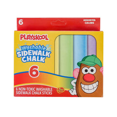 Playskool Washable Sidewalk Chalk 6 Count (EACH)