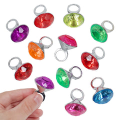 Jumbo Bling Ring Assortment 1.25" (DZ)