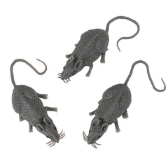 Rubber Mice Assorted 3" (DZ)