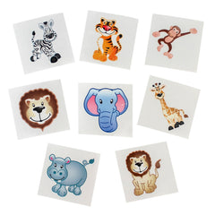 Tattoos - Zoo Animal Assortment 1.5" (144 PACK)