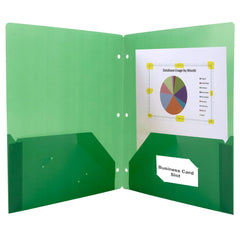 Bulk Translucent 2-Pocket Poly Folders