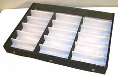 HORIZONTAL 18 PAIR CLEAR COVER SUNGLASS DISPLAY TRAY (Sold by the piece)