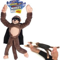 SCREAMING FLYING SLINGSHOT MONKEY TOY (Sold by the piece)