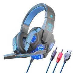 Wired Headset Noise Canceling Stereo Headphones
