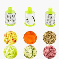 1007GG Multifunctional Vegetable Cutter Round Slicer Kitchen Roller Gadgets Tool Chopper Potato Carrot Cheese Shredder Food Processor