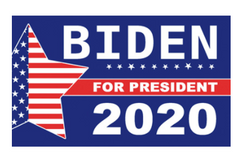 2020 BIDEN FOR PRESIDENT 2020 3 X 5 blue flag (sold by the piece)