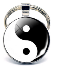 YIN YANG KEYCHAINS *PICK STYLE* (sold by the piece or assorted dozen)