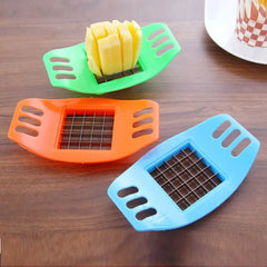 1007GG 2024 New Cooking Potato Cutter Gadgets Potato Chip Stainless Steel Vegetable French Fry Chopper Chips Making Tool Kitchen