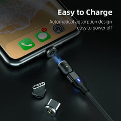 SZYUPXIN Magnetic USB Cable 3 In 1 Micro USB Charger