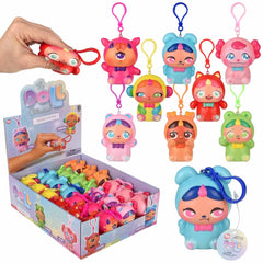 Squish Doll Clip Assortment 3" (24 PACK)
