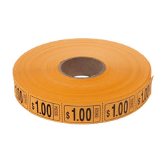 Roll Tickets - Dollar - Orange 2000 Roll (EACH)