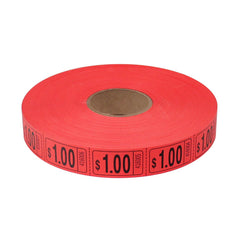 Roll Tickets - Dollar - Red 2000 Roll (EACH)