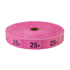 Roll Tickets - 25 Cent - Magenta 2000 Roll (EACH)