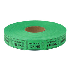 Roll Tickets - Drink - Green 2000 Roll (EACH)