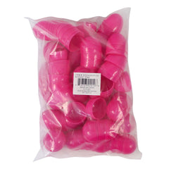 Two Piece Empty Plastic Easter Eggs - Pink 2.25" (50 PACK)