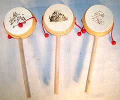 WOODEN CHINESE DRUMS (Sold by the dozen)
