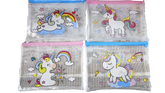 Unicorn Design PVC Pencil Case