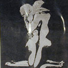 FLAMING LOVE CLOTH 45 INCH WALL BANNER / FLAG (Sold by the piece) *- CLOSEOUT NOW $ 1.95 EA