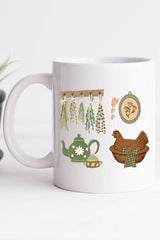 SALE! Herbs And Heirlooms Ceramic Mug