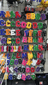 Stick On Chenille Letter Patch Self Adhesive Varsity Letter Patch -