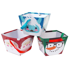 Holiday Paper Bucket 7.5" (EACH)