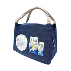 Customised Dual-Coloured Waterproof Canvas Lunch Bag (Preorder)