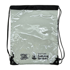 Customised Transparent Drawstring Backpack (Preorder)