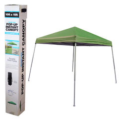 Forest Green Slant Foldable Gazebo Tent (Pack of 1), 185.99$/Pc Price