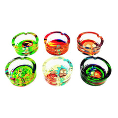 Glass Ashtray 6 Pieces per Tray