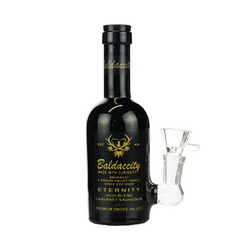 6" Mini Wine Bottle Baldacity with 14mm Male Bowl