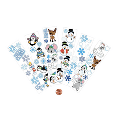 Bulk Winter Sticker Sheets (100/package) 8?› each