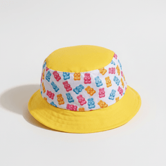 Candy Critters Yellow Gummy Bear Bucket Hat for Kids