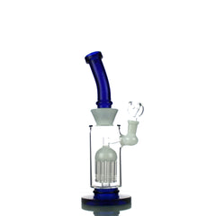 10" Water Pipe with 10 Arm Tree Chamber and 14mm Male Bowl