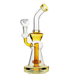 10" Conical Bong with Color Metric Shower 14mm Male Bowl Included