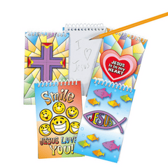 Religious Notepads (48 total paper notepads in 2 bags) 36?› each