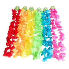 Colorful Flower Leis (12/package) 73?› each