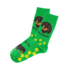 Dachshund Socks Unisex Unique Fun Design Fits All, 70% Cotton, 25% Spandex, 5% Elastic