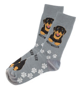 Rottweiler Socks Unisex Unique Fun Design Fits All, 70% Cotton, 25% Spandex, 5% Elastic