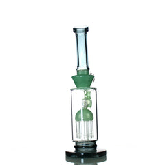 10" Water Pipe with 10 Arm Tree Chamber and 14mm Male Bowl
